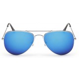 "For The Look" Sunglasses - Sonnenbrille in Aviator Style mit UV Schutz - Blau