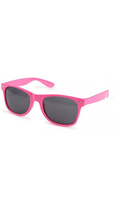 "For The Look" Sunglasses - Sonnenbrille in Wayfarer Style mit UV Schutz - Dunkelrosa