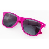 Sunglasses "For The Look" - Lunettes de soleil style Wayfarer avec protection UV - Rose foncé