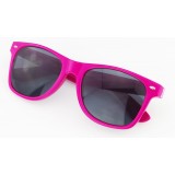 "For The Look" Sunglasses - Sonnenbrille in Wayfarer Style mit UV Schutz - Dunkelrosa