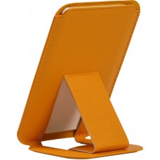 MagSafe wallet porte-cartes magnétique avec fonction de support similicuir - Orange