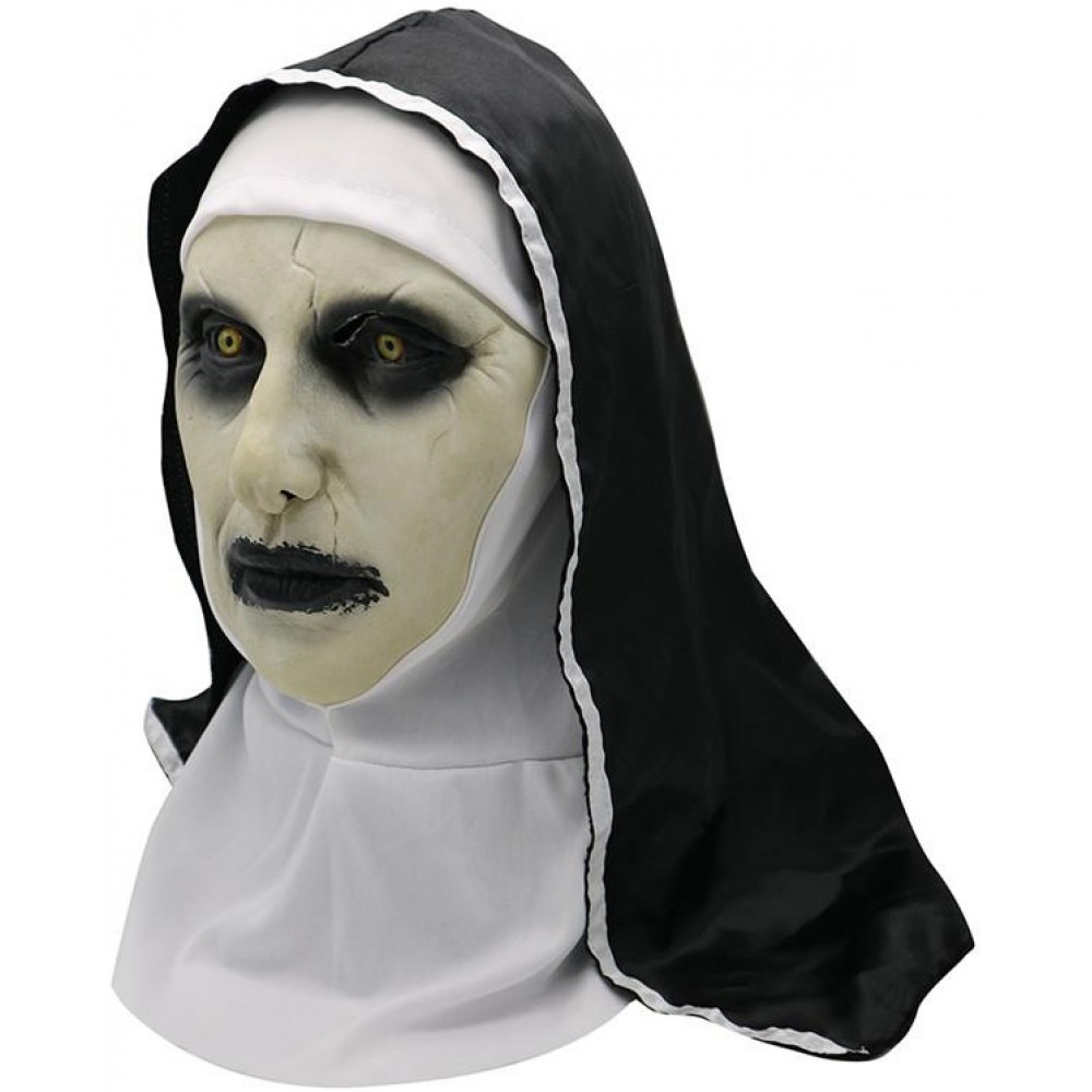 Furchterregende Halloween Maske Nonne "The Nun" Horror Film Universalgrösse