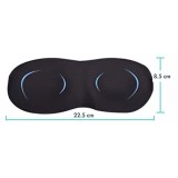 Masque de sommeil de voyage 3D pour avion - Mousse/tissu confortable et léger - Léopard