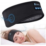 Bandeau de sommeil Bluetooth serre-tête avec haut-parleurs de musique intégrés - Noir