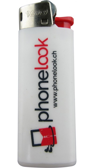 Mini-BIC Feuerzeug mit Gas und Logo Branding - Phonelook