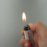 Mini-BIC Feuerzeug mit Gas und Logo Branding - Phonelook