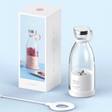 Fresh Juice - Smoothie Maker tragbarer Mixer 350ml portable blender inkl. USB induktions Ladestation - Weiss