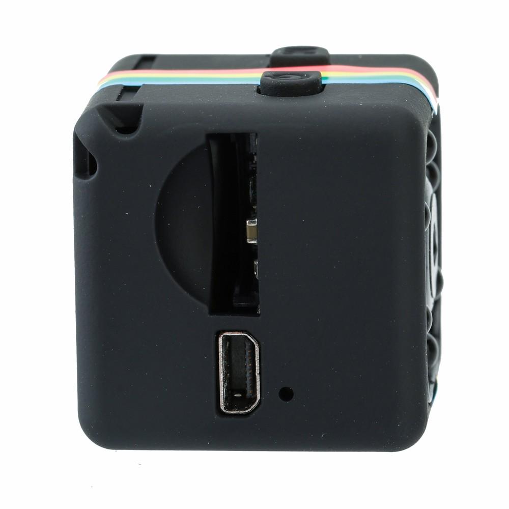 Caméra cube ultra compacte - Enregistrement vidéo Full HD 1080p 12MP, support inclus