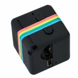 Caméra cube ultra compacte - Enregistrement vidéo Full HD 1080p 12MP, support inclus