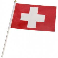 Original mini drapeau patriotique / bannière national suisse Support décoration