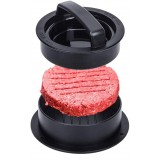 Set 3 en 1 pour le moulage des hamburgers - 2 tailles de moules plus 1 presseur pour des galettes parfaites