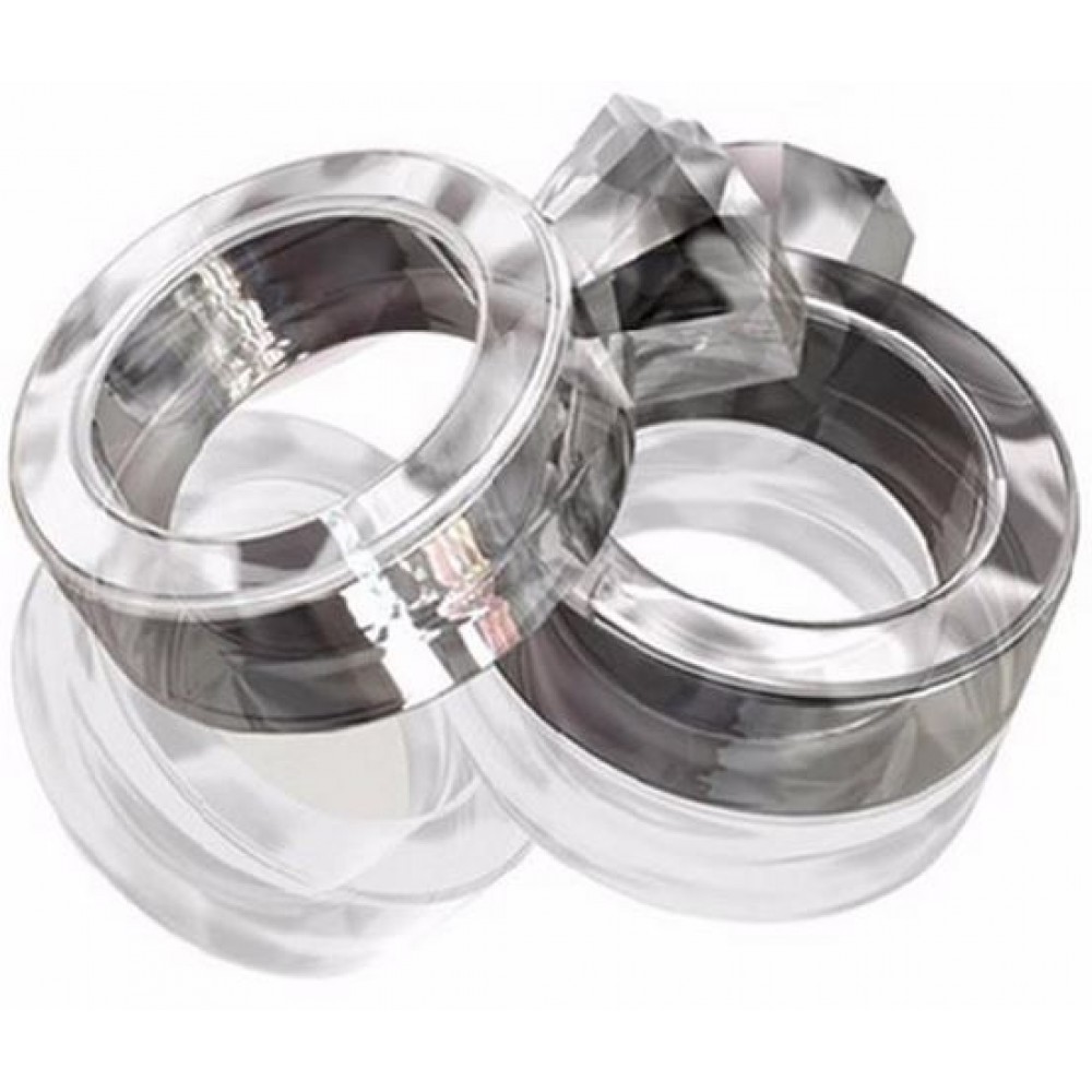Eisformer Diamant Ring Ehering Style Eiswürfel Romantische Überraschung