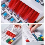5 in 1 Tastatur und AirPods Reinigungs Werkzeug - Weiss - Rot
