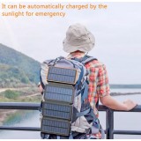 Faltbare multiple Solar Panel externe Batterie Power Bank 16000 mAh - Orange