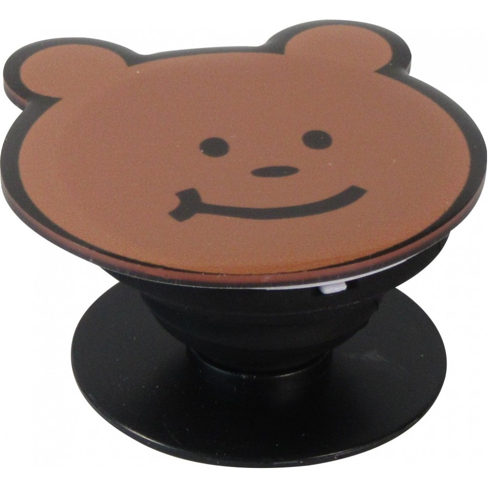 Phone Grip - Support de doigt interchangeable pour Smartphone / Tablettes - Ours peluche