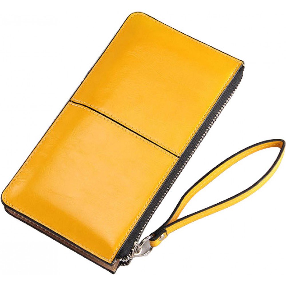 Smartphone Brieftasche bis zu 5.5" - Gelb