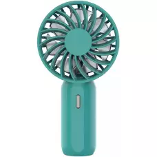 Pocket mini ventilateur à main pour les déplacements - puissance réglable à 3 niveaux avec accu - Vert foncé