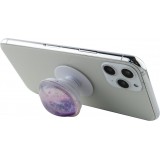 Pop Socket Water Stars - Support de doigt interchangeable pour Smartphone / Tablettes - Rose clair
