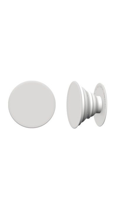 Pop Socket - Support de doigt interchangeable pour Smartphone / Tablettes - Blanc