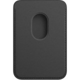 Porte-cartes magnétique wallet en cuir - Compatible avec Apple MagSafe - Noir