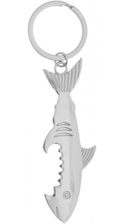 Porte-clés / bijoux universel requin - décapsuleur bouteille bière / soda - poisson