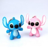 Universeller Schlüsselanhänger / Schlüsselring - Lilo & Stitch Figur Stitch - Blau