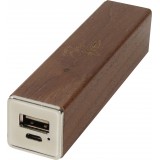 Power Bank Eleven Wood externe Batterie 3000mAh Echtholz - Walnut