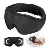 Premium Bluetooth Schlafmaske Kopfband mit integrierten Musik Lautsprechern - Schwarz