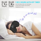 Masque de sommeil premium Bluetooth serre-tête avec haut-parleurs de musique intégrés - Noir