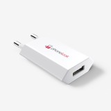 Prise de chargeur secteur mur adaptateur standard USB-A 5W PhoneLook - Blanc