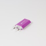 Standard CH Netz-Ladestecker USB-A Adapter 5W mit Logo PhoneLook - Violett