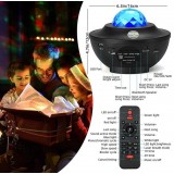 Projecteur d'étoiles LED Stars multi-color jeu de lumière nuit avec télécommande