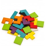 Puzzle en bois Tetris, énigmes, blocs de construction en bois, éducation, découverte, enfant