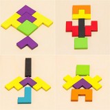 Tetris Holzpuzzle, Puzzles, Holzbausteine, Bildung, Entdeckung, Kinder