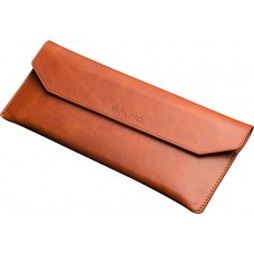 Qialino enveloppe cuir véritable - Brun