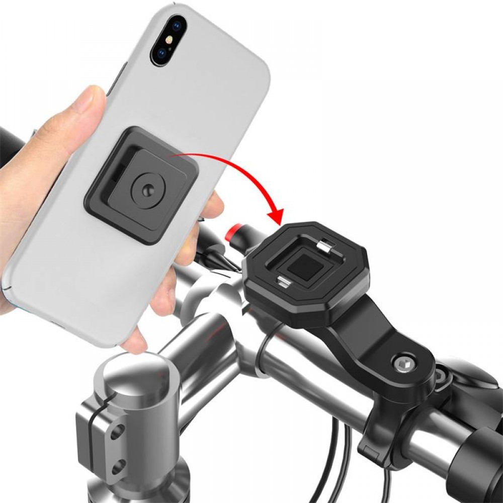 Quick Lock - Smartphone Halterung für Fahrrad und Motorbike mit Quick Release Funktion - Schwarz