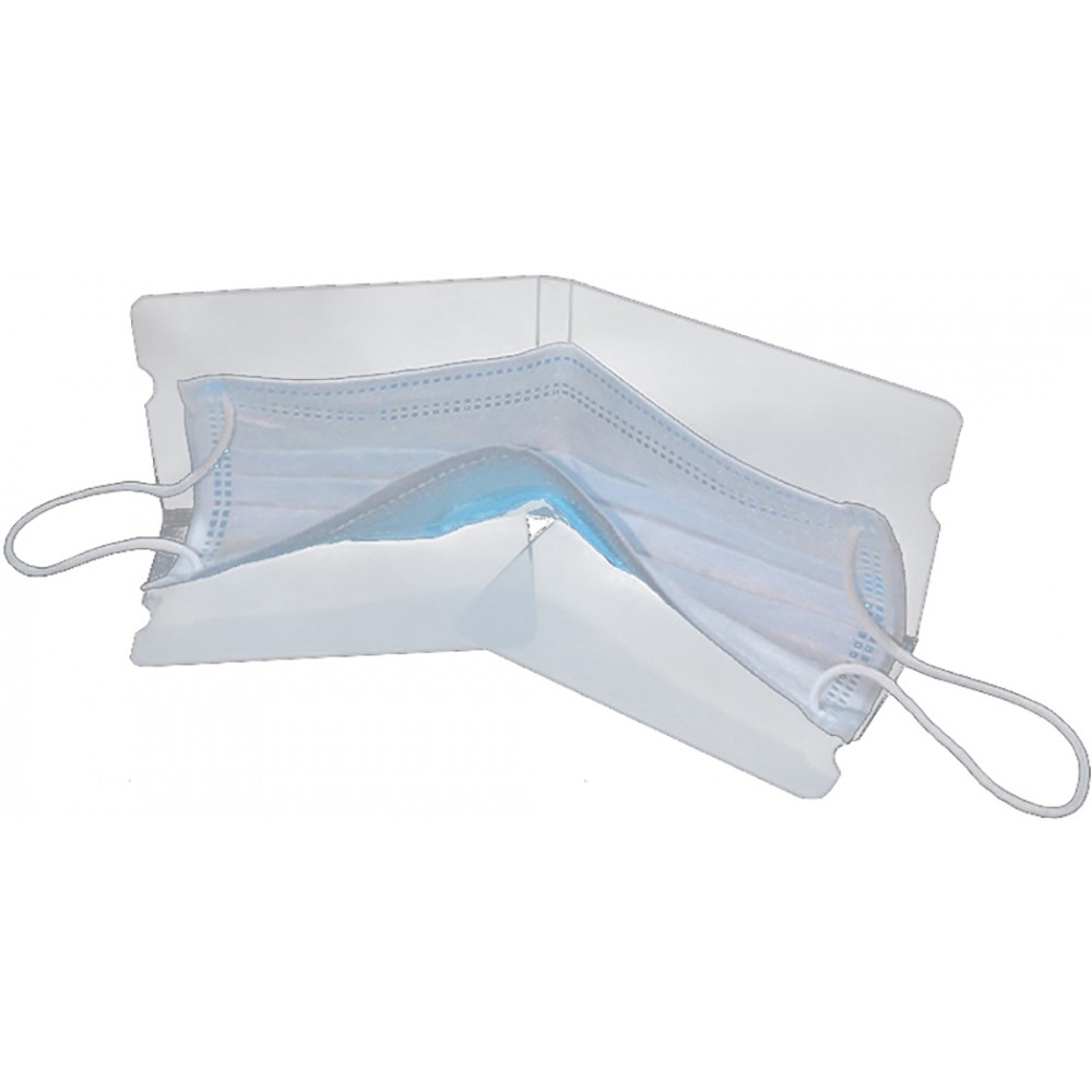 Étui de rangement flexible pour masques chirurgicaux (10 pièces)