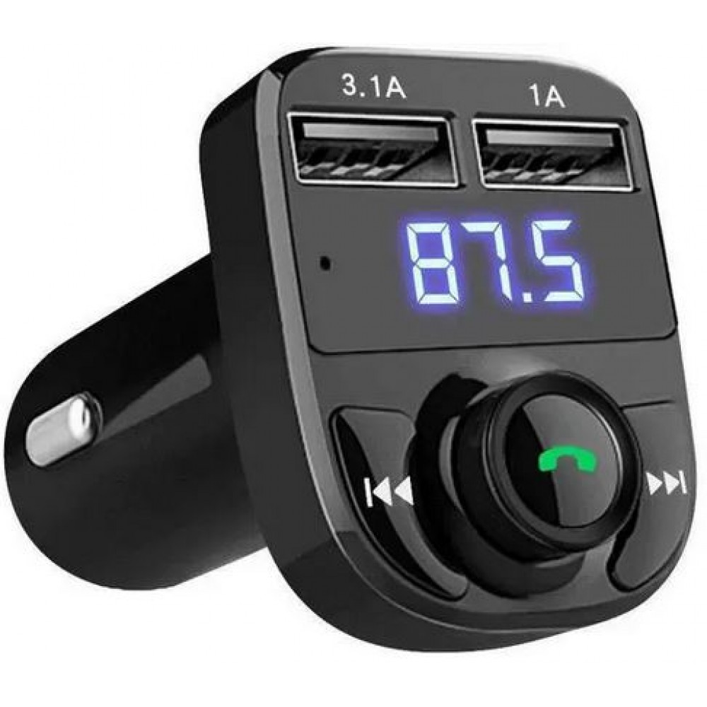 Récepteur Bluetooth X8 - Receiver audio pour voiture MP3 Player avec 3.1 USB Fast Charge - Noir