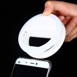 Universal Selfie LED Ring "Beauty Star-Light" - 3 Stufen Helligkeit / Akku