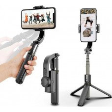 Selfie Stick Tripod 3 en 1 L08, stabilisation Gimbal, trépied avec télécommande de déclenchement