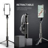 3 in 1 Selfie Stick L08 - Stablisierte Videos mit Gimbal, Standfuss Tripod sowie Bluetooth Fernauslöser