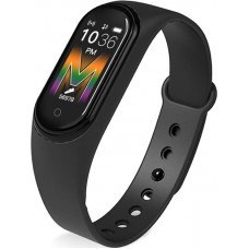Active Fitness Tracker M5 - Bracelet sportif intelligent Montre connectée Bluetooth - Noir