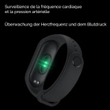 Active Fitness Tracker M5 - Bracelet sportif intelligent Montre connectée Bluetooth - Noir