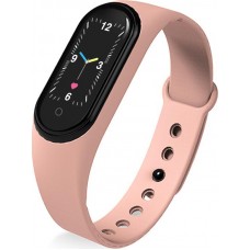 Active Fitness Tracker M5 - Bracelet sportif intelligent Montre connectée Bluetooth - Rose