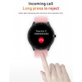 Smart Watch Elegante Q21, température corporelle, fréquence cardiaque, pression sanguine et l'oxygène dans le sang - compatible avec IOS et Android - Rose