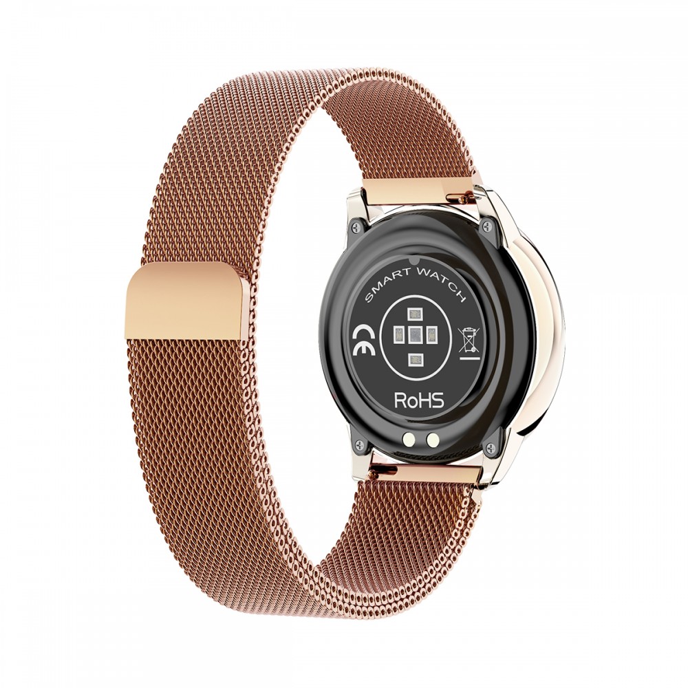 Smart Watch HDT8 intelligente Uhr mit magnetischem Armband universal Grösse - Gold