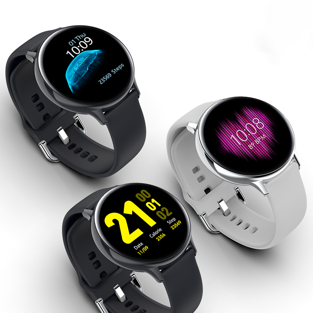 WearFit S20 - Fitness Tracker Smart Watch inkl. Touchscreen + Sportprogramme - Schwarz