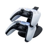 Play longer - Stylische Ladestation für das aufladen von zwei PlayStation 5 Controllern - Schwarz