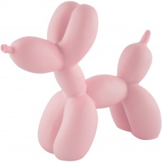 Statue rétro déco créative en forme de ballon / design de chien - Rose