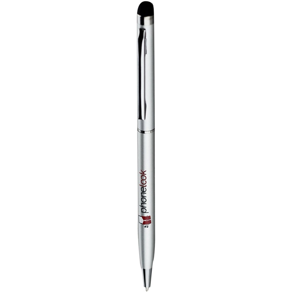 Universal präzisions Stylus - Touch-Pen für Touchscreens inkl. Kugelschreiber - PhoneLook Silber